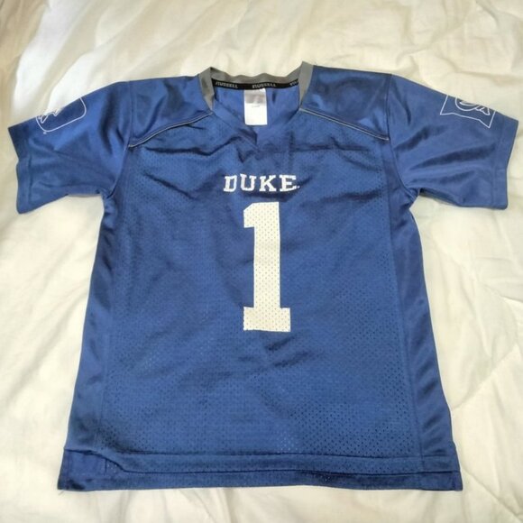 Duke Blue Devils Kids Medium (8) Russell Athletic Team Fan Football Jersey - Picture 1 of 15